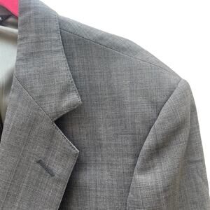 Borck Brothers Fine Clothing Gray Micro Plaid Made in the USA Sport Coat 40R